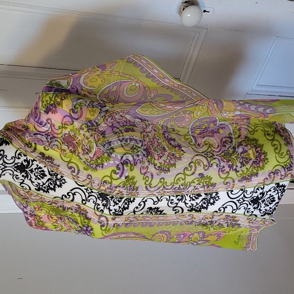 Burmel scarf silk blend vintage hand rolled - Picture 7 of 11